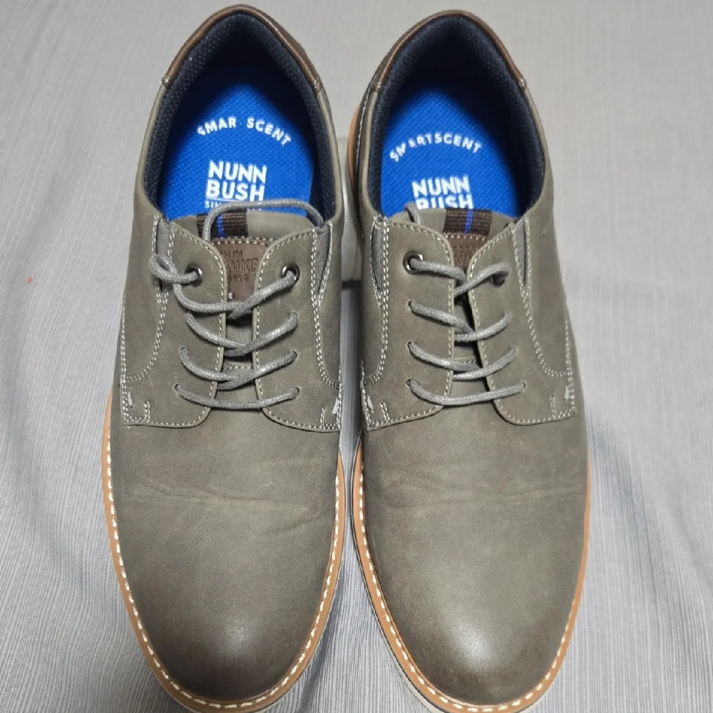 Nunn Bush | Shoes | Nunn Bush Mens Gray Oxfords | Poshmark display picture 1